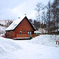 Capercaillie Lodge In Snow